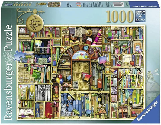 Ravensburger The Bizarre Bookshop 2 1000 Pieces Jigsaw Puzzle - Eclipse Games Puzzles Novelties