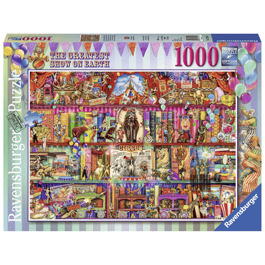 Ravensburger The Greatest Show On Earth 1000 Pieces Jigsaw Puzzle - Eclipse Games Puzzles Novelties
