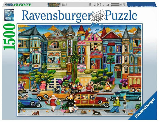Ravensburger The Painted Ladies 1500 Pieces Jigsaw Puzzle - Eclipse Games Puzzles Novelties
