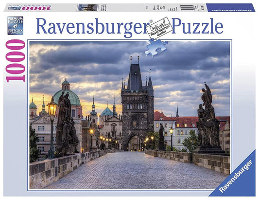Ravensburger The Walk Across The Charles Bridge 1000 Pieces Jigsaw Puzzle - Eclipse Games Puzzles Novelties
