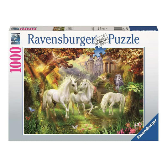 Ravensburger Unicorns In The Forest 1000 Pieces Jigsaw Puzzle - Eclipse Games Puzzles Novelties