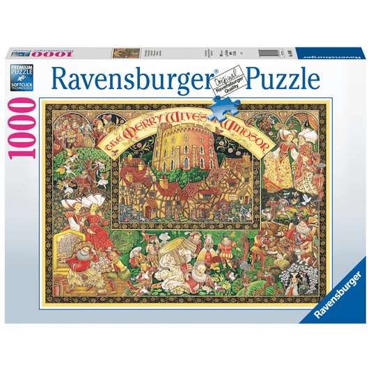 Ravensburger Windsor Wives 1000 Pieces Jigsaw Puzzle - Eclipse Games Puzzles Novelties