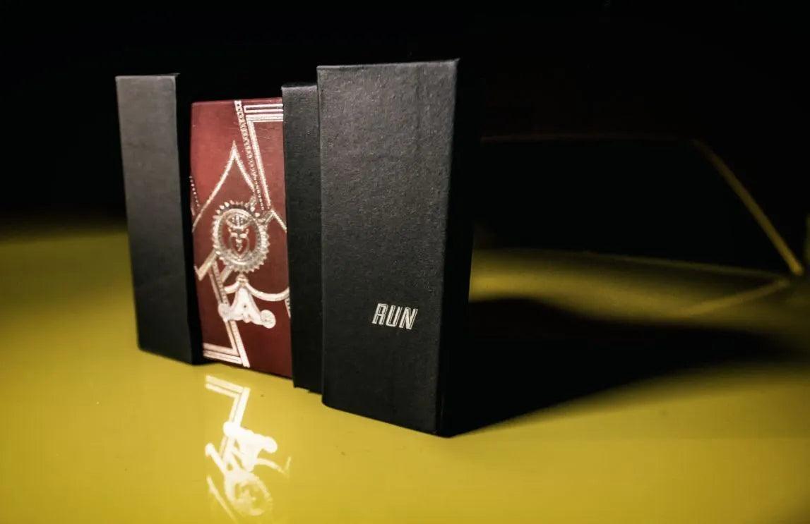 Run Heat Edition (Red/Silver) Playing Cards by Murphys Magic - Eclipse Games Puzzles Novelties