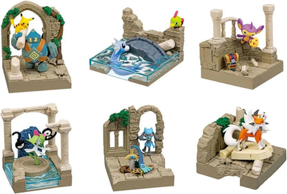 Pokemon RE-MENT Ruins of an Old Castle - Figurines Japan