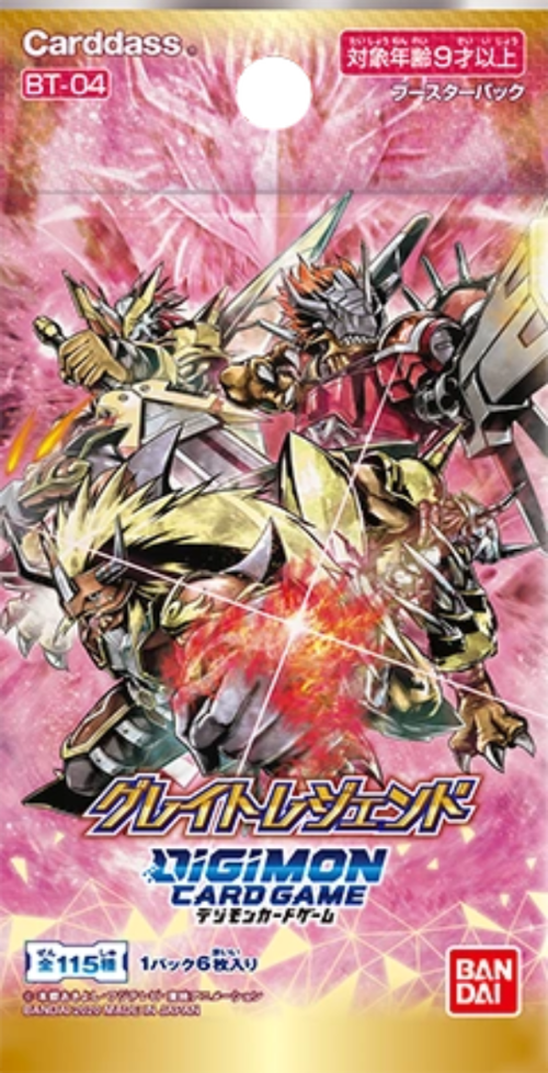 Digimon TCG - BT-04 Great Legend Booster Box Japanese