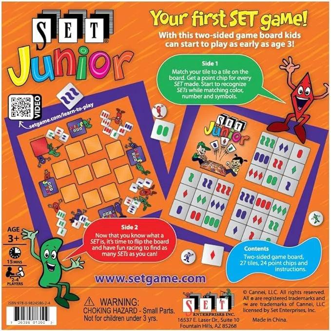 Set Junior Board Game - Eclipse Games Puzzles Novelties