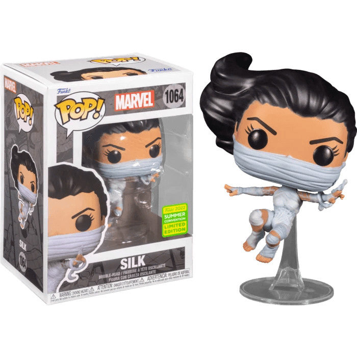 Spider-Man - Silk Pop! Vinyl Figure 2022 Summer Convention Exclusive #1064 - Eclipse Games Puzzles Novelties