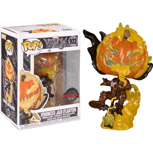 Spider-Man - Venomized Jack O’Lantern Pop! Vinyl Figure - Eclipse Games Puzzles Novelties