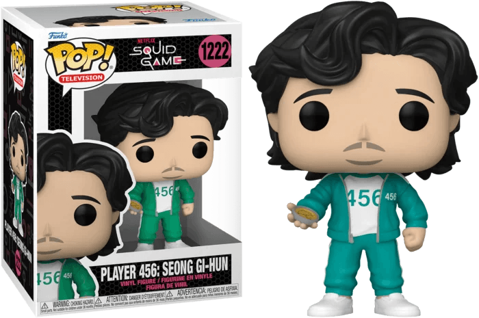 Squid Game - Seong Gi-hun 456 Pop! Vinyl Figure #1222 - Eclipse Games Puzzles Novelties