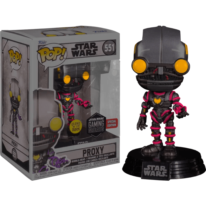 Star Wars: The Force Unleashed - Proxy Glow in the Dark Pop! VInyl Figure #551 - Eclipse Games Puzzles Novelties