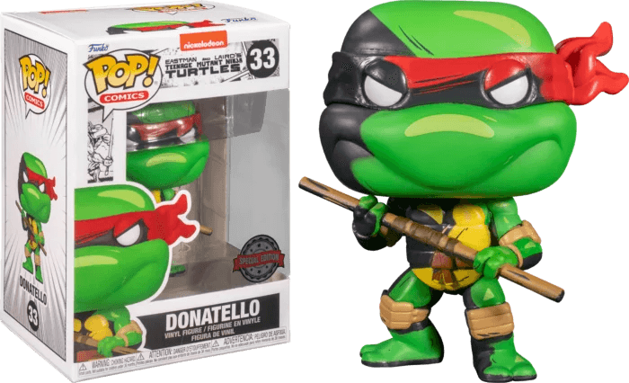 Teenage Mutant Ninja Turtles 1984 - Donatello Comic Pop! Vinyl Figure #33 - Eclipse Games Puzzles Novelties