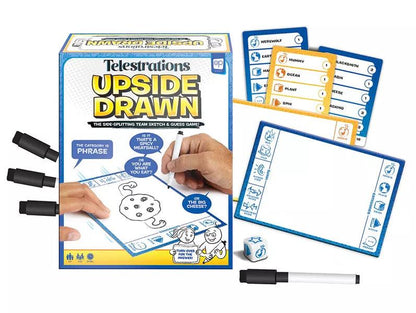 Telestrations Upside Drawn Board Game - Eclipse Games Puzzles Novelties