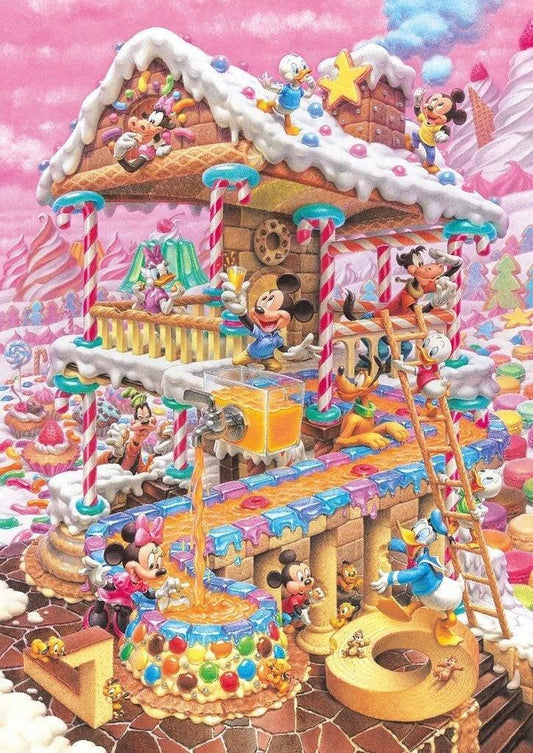 Tenyo Puzzle Disney Fantastical Treats House Puzzle 266 Pieces Jigsaw Puzzle - Eclipse Games Puzzles Novelties
