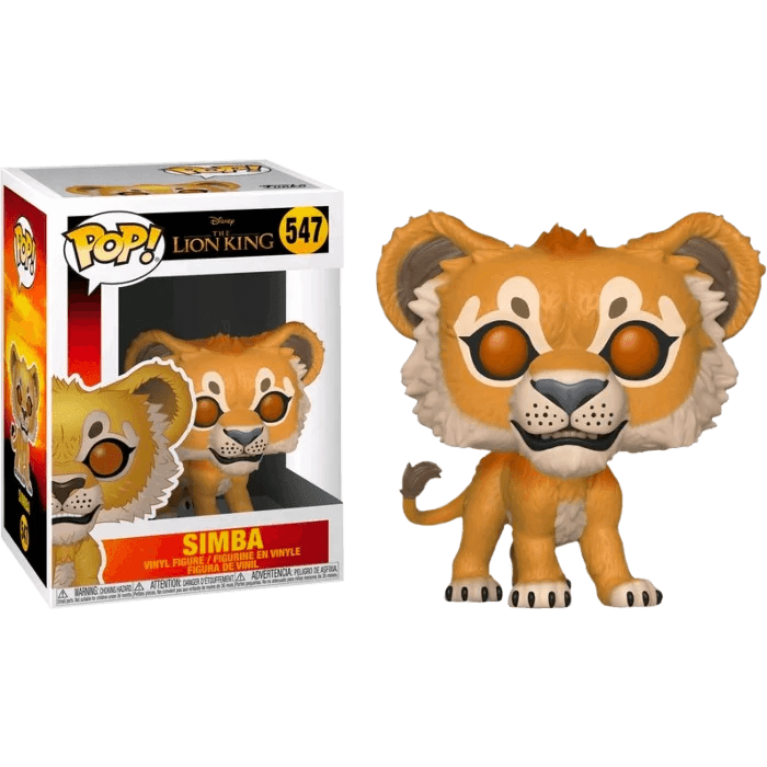 The Lion King 2019 - Simba Pop! Vinyl Figure #547 - Eclipse Games Puzzles Novelties