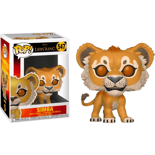 The Lion King 2019 - Simba Pop! Vinyl Figure #547 - Eclipse Games Puzzles Novelties