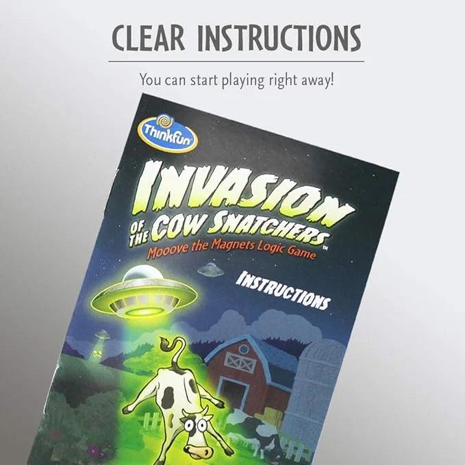 ThinkFun Invasion of the Cow Snatcher - Eclipse Games Puzzles Novelties
