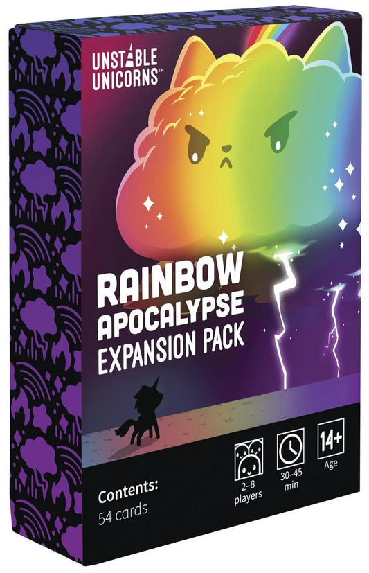 Unstable Unicorns Rainbow Apocalypse Expansion - Eclipse Games Puzzles Novelties
