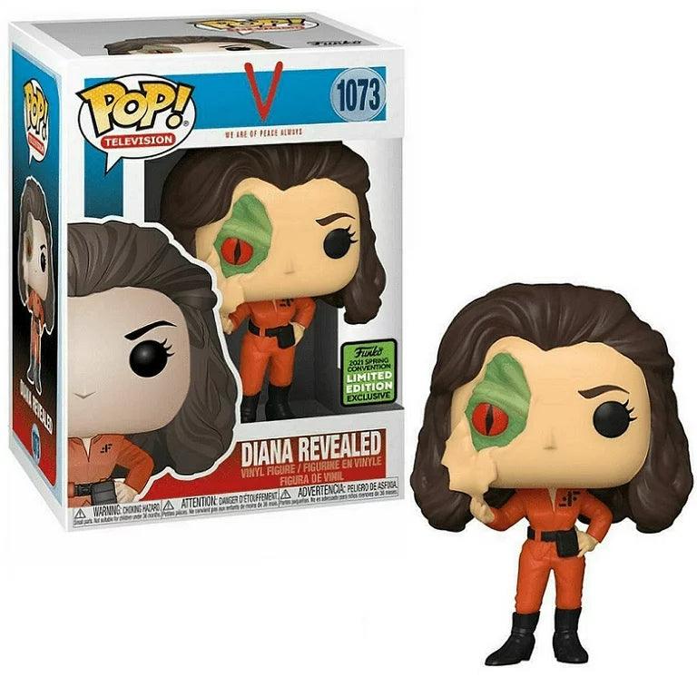 V Classic TV Series Diana Exposed ECCC Exclusive Pop! Vinyl Figure #1073 - Eclipse Games Puzzles Novelties