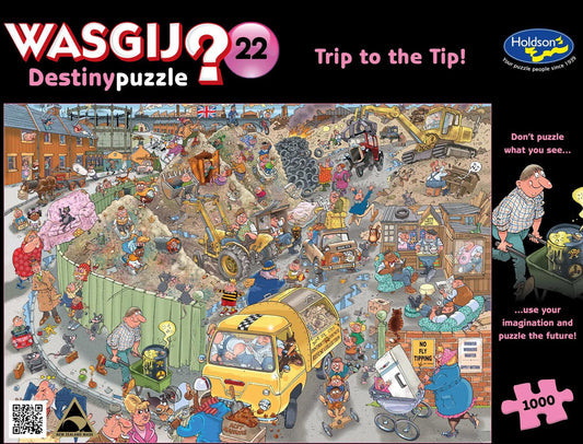 Wasgij Destiny #22 Trip To The Tip 1000 Pieces Jigsaw Puzzle - Eclipse Games Puzzles Novelties
