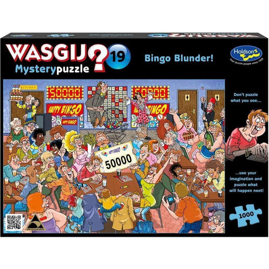 Wasgij Mystery #19 Bingo Blunder 1000 Pieces Jigsaw Puzzle - Eclipse Games Puzzles Novelties