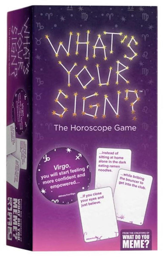 What Do You Meme What's Your Sign? Party Game - Eclipse Games Puzzles Novelties
