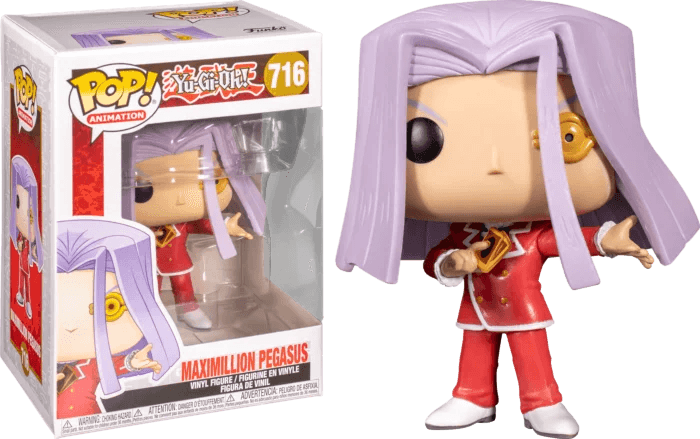 Yu-Gi-Oh! Maximillion Pegasus Pop! Vinyl Figure #716 - Eclipse Games Puzzles Novelties