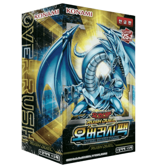 Yu-Gi-Oh TCG Rush Duel - Over Rush Pack Korean Booster Box - Eclipse Games Puzzles Novelties